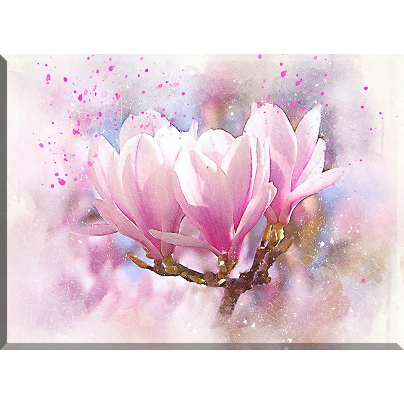cuadro flores magnolias a tu medida Garantía 100% a tu medidas